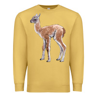 Antique Gold Guanaco Llama Baby Premium Sweatshirt - LillyAllenDesigns