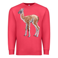 Cardinal Guanaco Llama Baby Premium Sweatshirt - LillyAllenDesigns