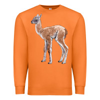Carrot Guanaco Llama Baby Premium Sweatshirt - LillyAllenDesigns