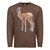 Chestnut Guanaco Llama Baby Premium Sweatshirt - LillyAllenDesigns