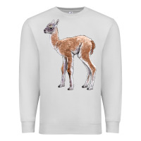 Dove Grey Guanaco Llama Baby Premium Sweatshirt - LillyAllenDesigns