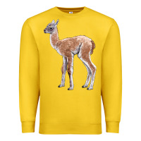 Lemon Guanaco Llama Baby Premium Sweatshirt - LillyAllenDesigns