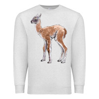 Oatmeal Heather Guanaco Llama Baby Premium Sweatshirt - LillyAllenDesigns