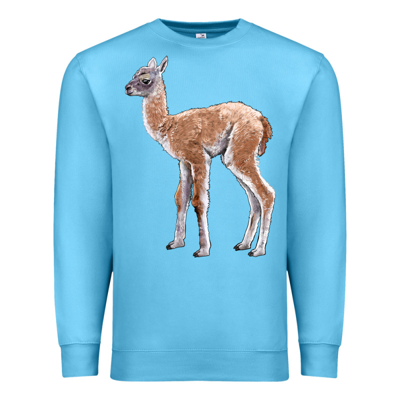Guanaco Llama Baby Premium Sweatshirt by LillyAllenDesigns | Teevron
