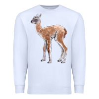 White Guanaco Llama Baby Premium Sweatshirt - LillyAllenDesigns