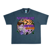 Midnight Navy Nightmare before the coffee halloween Urban Heavy Tee - NancyCooperArtShop