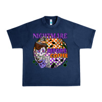 Navy Nightmare before the coffee halloween Urban Heavy Tee - NancyCooperArtShop