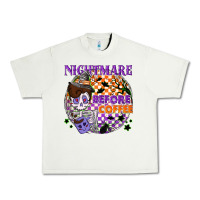 Pistachio Nightmare before the coffee halloween Urban Heavy Tee - NancyCooperArtShop