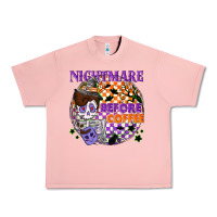 Salmon Nightmare before the coffee halloween Urban Heavy Tee - NancyCooperArtShop