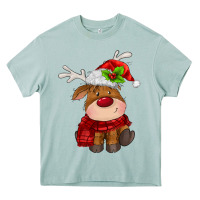 Arona christmas baby deer Heavy Core Tee - MaliasSmallBusiness