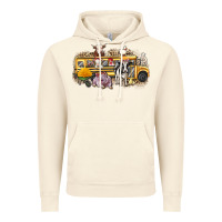 Vintage Artic farm animals school bus Vintage Hoodie - texasbilliewilder