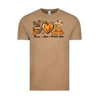 Vintage Coffee Peace Love Pumpkin Spice Vintage Tee - texasbilliewilder