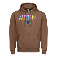 Chestnut Titi Pretty Art Autism Mom Zipper Hoodie - CowhideDigitalArt