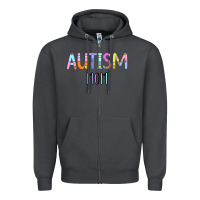 Smoke Titi Pretty Art Autism Mom Zipper Hoodie - CowhideDigitalArt