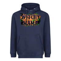 Navy witchy mama Heavyweight Hoodie - RacoonDesign
