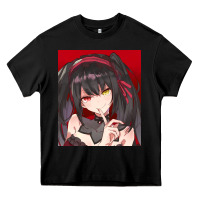 Black tokisaki kurumi Heavy Core Tee - tuanDangUi
