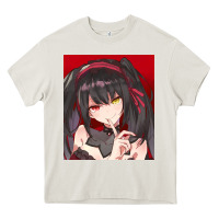 Cream tokisaki kurumi Heavy Core Tee - tuanDangUi