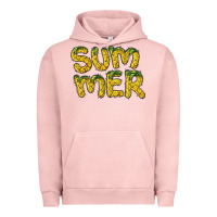 Pigment Salmon summer pineapple Urban Hoodie - BarkalooDesign