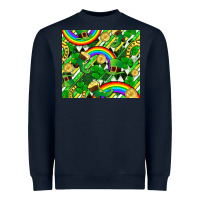 Navy St. Patrick's Day Heavyweight Sweatshirt - FaDigitalArtStudio
