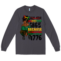 Smoke juneteenth 1865 because my ancestors Long Sleeve Tee - CowGirlArtShop