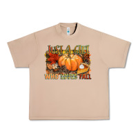 Burro Just a girl who loves Fall Urban Heavy Tee - NancyCooperArtShop