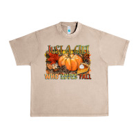 French Oak Just a girl who loves Fall Urban Heavy Tee - NancyCooperArtShop
