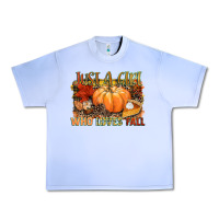 Grape Ice Just a girl who loves Fall Urban Heavy Tee - NancyCooperArtShop