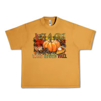 Peanut Butter Just a girl who loves Fall Urban Heavy Tee - NancyCooperArtShop