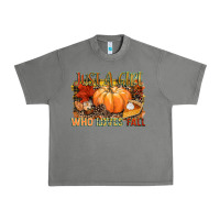 Tornado Just a girl who loves Fall Urban Heavy Tee - NancyCooperArtShop