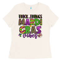 Bone thick things mardi gras vibes Ladies Tee - LillyAllenDesigns