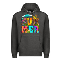 Charcoal Heather summer Premium Hoodie - RanaPortraitStore