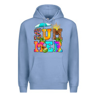 Colony Blue summer Premium Hoodie - RanaPortraitStore