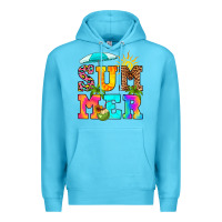Ocean Blue summer Premium Hoodie - RanaPortraitStore
