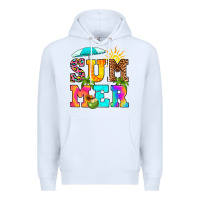 White summer Premium Hoodie - RanaPortraitStore