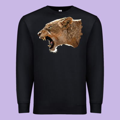 Puma Head Premium Sweatshirt Designed By Lillyallendesigns