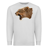 Dove Grey Puma Head Premium Sweatshirt - LillyAllenDesigns
