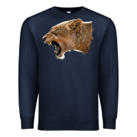 Navy Puma Head Premium Sweatshirt - LillyAllenDesigns