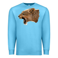 Ocean Blue Puma Head Premium Sweatshirt - LillyAllenDesigns