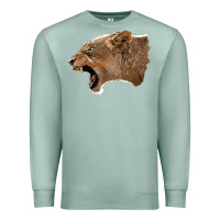 Seafoam Puma Head Premium Sweatshirt - LillyAllenDesigns