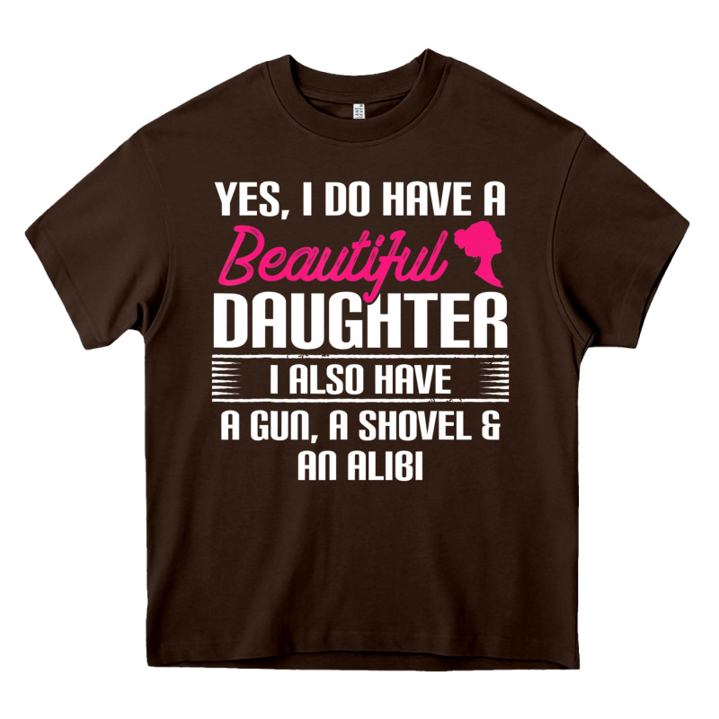 Father Yes I Do Have A Beautiful Daughter Heavy Core Tee by tuanDangUi | Teevron