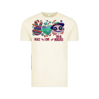 Vintage Arctic Peace love dia de los muertos Vintage Tee - NancyCooperArtShop