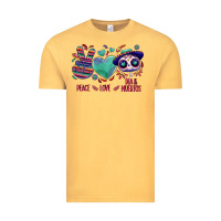 Peace Love Dia De Los Muertos Vintage Tee | Teevron
