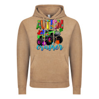 Vintage Coffee Autism Awareness crusher Vintage Hoodie - NancyCooperArtShop