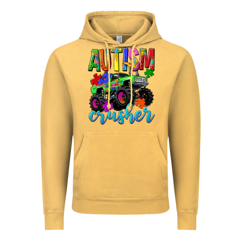 Autism Awareness Crusher Vintage Hoodie by NancyCooperArtShop | Teevron