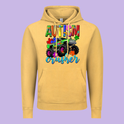 Autism Awareness Crusher Vintage Hoodie Designed By Nancycooperartshop