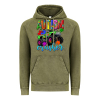 Vintage Olive Autism Awareness crusher Vintage Hoodie - NancyCooperArtShop