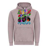 Vintage Zinc Autism Awareness crusher Vintage Hoodie - NancyCooperArtShop