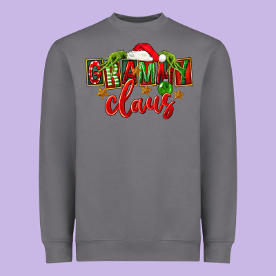 Christmas Grammy Claus Mother's Day Heavyweight Sweatshirt Designed By Fadigitalartstudio