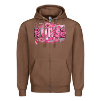 Chestnut breast cancer nurse Zipper Hoodie - LillyAllenDesigns