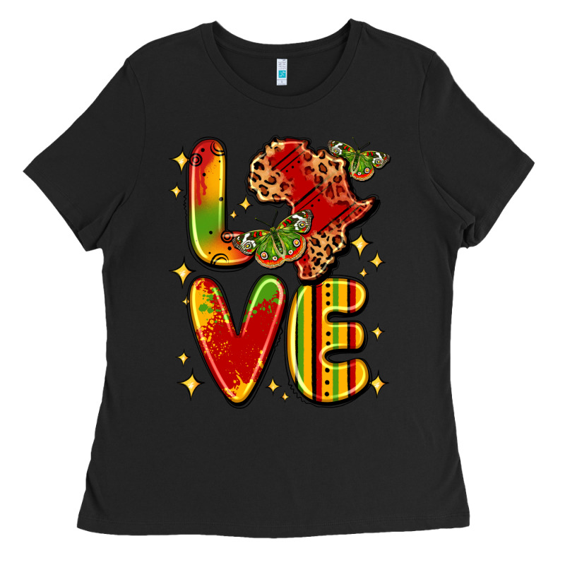 Love Juneteenth Ladies Tee by LillyAllenDesigns | Teevron